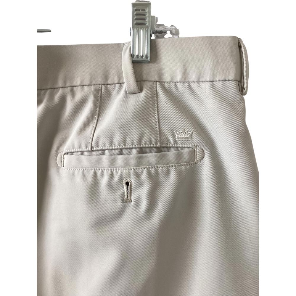 Peter Millar Beige Golf Shorts Men's 38W 9.5" Inseam Performance Casual Chino - Picture 2 of 9